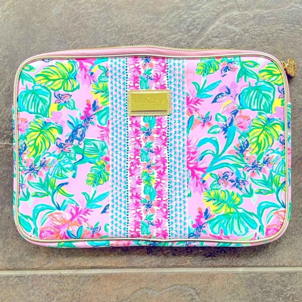 Lilly Pulitzer Laptop Sleeve Tech Case- Mermaid 13" Shade Design
